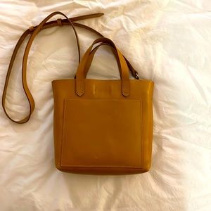 Madewell Small Transport Tote Mustard Yellow